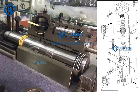 Sello hidráulico Kit Environmental de la válvula de pistón del cilindro de los recambios del martillo de HB20G
