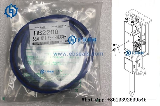 Equipo hidráulico HB2200 buen Insulativity eléctrico del sello del triturador de la eficacia alta