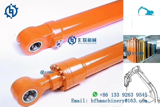 Excavador anaranjado Arm Cylinder, correa eslabonada Digger Hydraulic Jack Ram de Daewoo Doosan