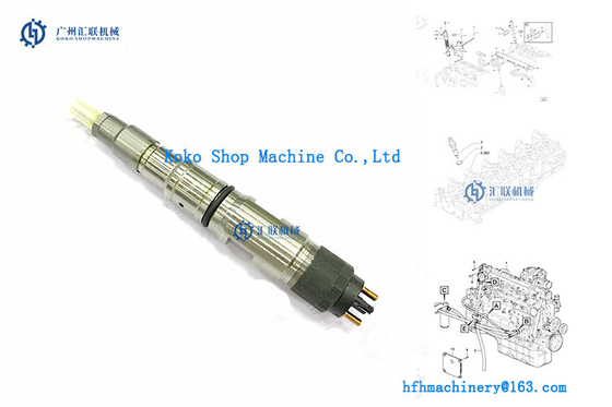 Inyección de carburante del motor de Engine Injector Diesel del excavador de 0445120278 Bosch Doosan