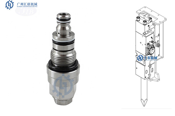Piezas PC60-7 de Hydraulic Pump Motor del excavador de KOMATSU que descargan la válvula de descarga 723-30-70100