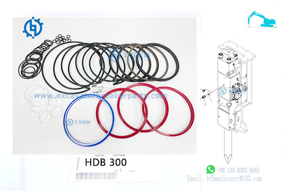 Excavador Cylinder Seal Kits de HDB50 HDB70 HDB210