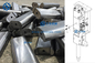 Cincel hidráulico Rod Pin Front Cylinder Head de los recambios del triturador de Copco del atlas DMB210