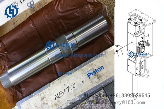 Pistón hidráulico del cilindro hidráulico de los recambios del triturador de Copco MB1700 del atlas